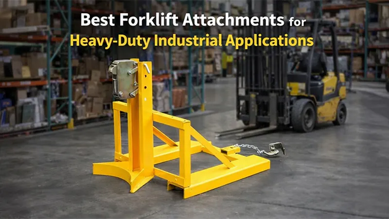Best Forklift Attachments for Heavy-Duty Industrial Applications
