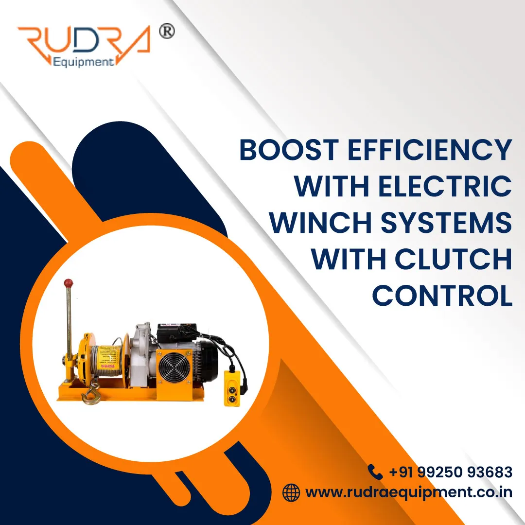 Boost Efficiency with Electric Winch Systems with Clutch Control