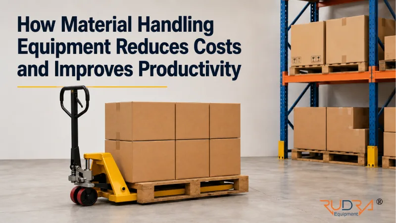 How Material Handling Equipment Reduces Costs and Improves Productivity
