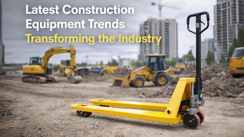 Latest Construction Equipment Trends Transforming the Industry