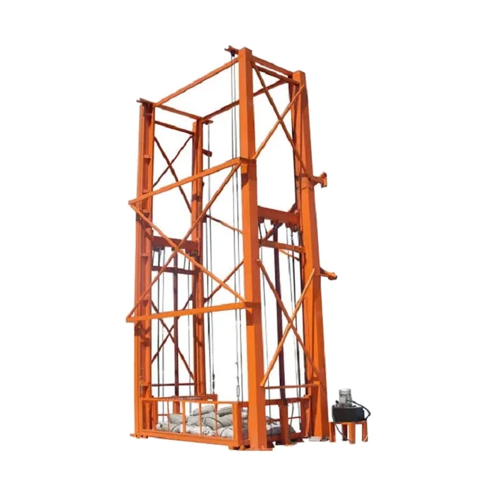 Hydraulic Double Mask Goods Lift — Goods Lift manufactured by Rudra Equipment, Ahmedabad