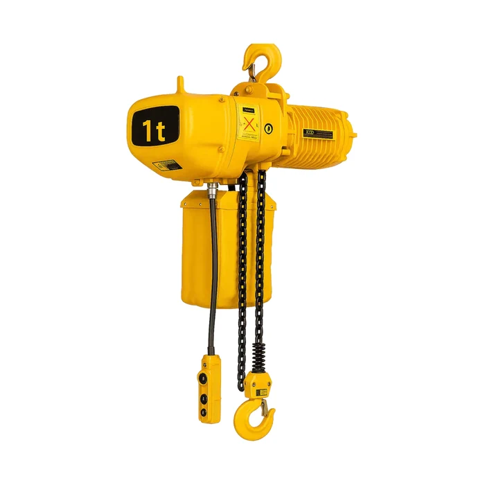 Electric Chain Hoist (Up-Down) — Chain Pulley Block manufactured by Rudra Equipment, Ahmedabad