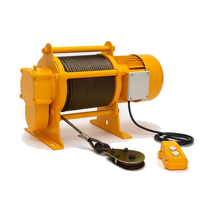 Electric Winch 100 Mtr — Electric Hoist manufactured by Rudra Equipment, Ahmedabad