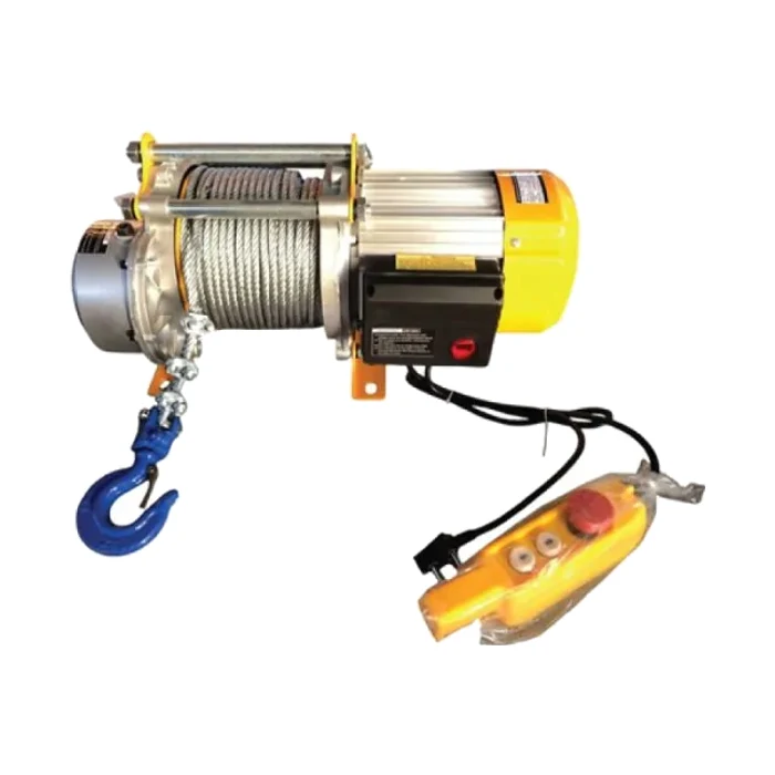 Heavy Duty 750-1500 KG KCD Electric Winch — Electric Hoist manufactured by Rudra Equipment, Ahmedabad