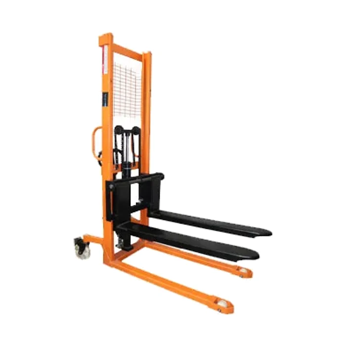 Hydraulic Manual Stacker — Hydraulic Stacker manufactured by Rudra Equipment, Ahmedabad