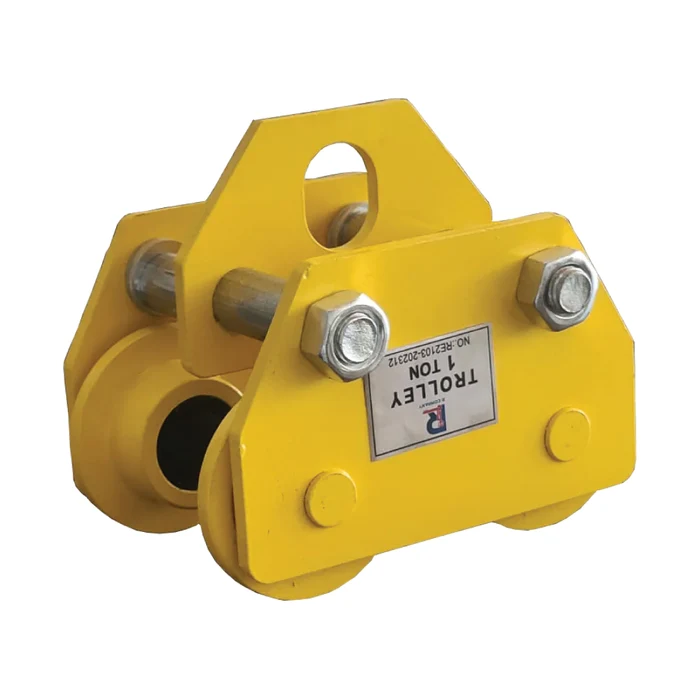 M Type Push Pull Trolley — Chain Pulley Block manufactured by Rudra Equipment, Ahmedabad