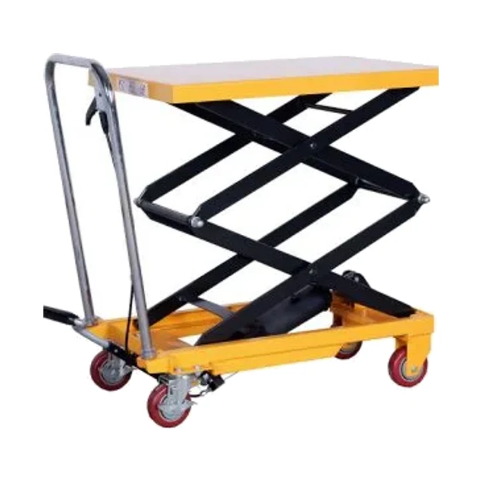 Manual Scissor Table — Hydraulic Scissor Lift manufactured by Rudra Equipment, Ahmedabad