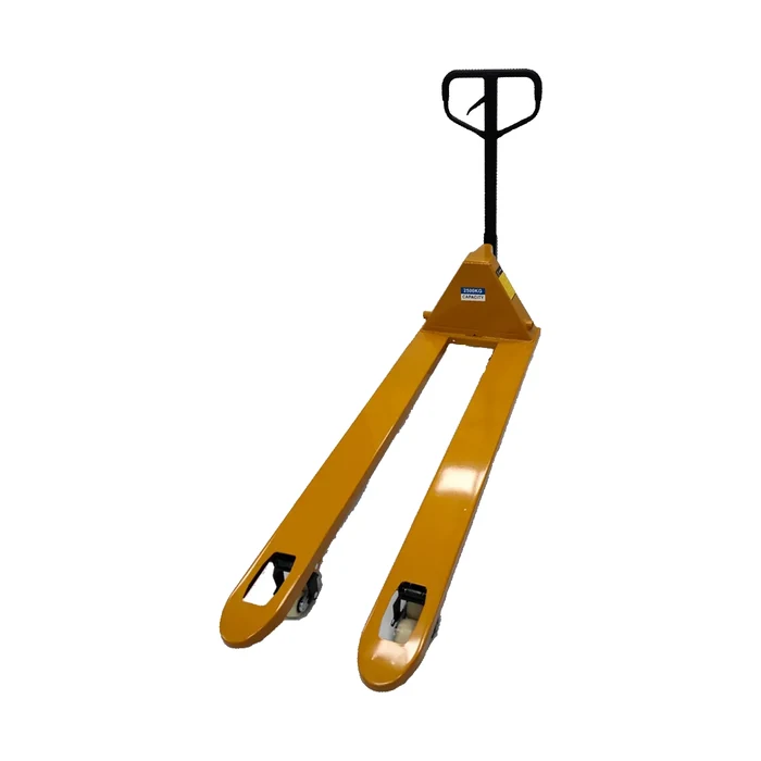 Long Hydraulic Hand Pallet Truck — pallet truck manufactured by Rudra Equipment, Ahmedabad