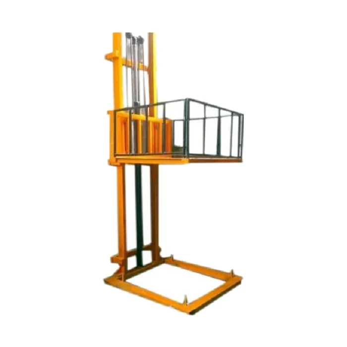 Hydraulic Single Mask Goods Lift — Goods Lift manufactured by Rudra Equipment, Ahmedabad